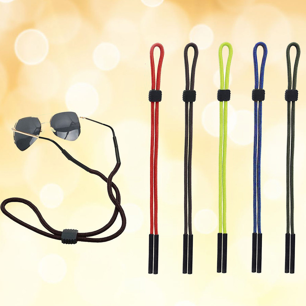 5Pcs Premium Anti-Slip Eyeglas - Sunglass Retainer Cord recension och pris